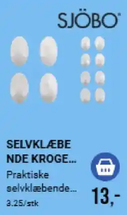 Harald Nyborg Sjöbo selvklæbende kroge tilbud