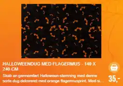 Harald Nyborg Halloween dug med flagermus tilbud