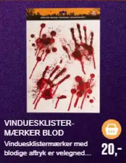 Harald Nyborg Vinduesklistermærker blod tilbud