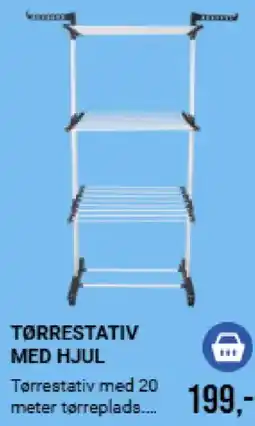 Harald Nyborg Tørrestativ med hjul tilbud