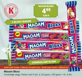 Købmandsgården Maoam Bloxx tilbud