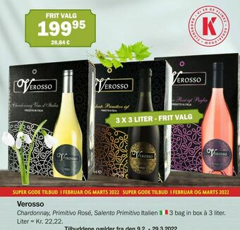 Købmandsgården Verosso tilbud