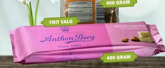 Købmandsgården Anthon Berg Ren rå marcipan tilbud