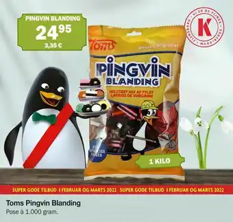 Købmandsgården Toms Pingvin Blanding tilbud