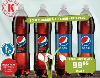 Købmandsgården Pepsi /pepsi max tilbud