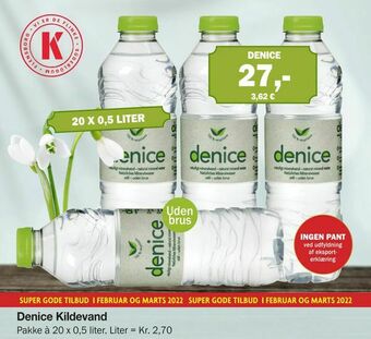 Købmandsgården Denice Kildevand tilbud