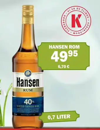 Hansen Rum Blau