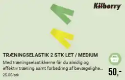 Harald Nyborg Træningselastik 2 stk let / medium tilbud