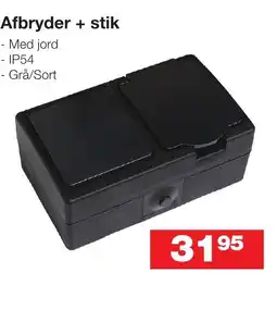 Bauhaus Afbryster + stik tilbud