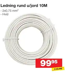 Bauhaus Ledning rund u/jord tilbud