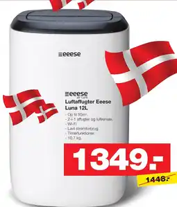 Bauhaus Eeese Luftaffugter Eeese Luna 12L tilbud