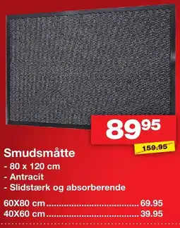 Bauhaus Smudsmatte tilbud