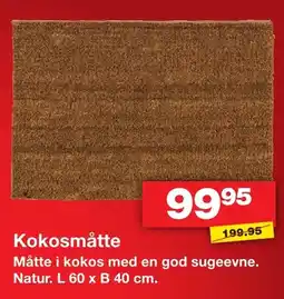 Bauhaus Kokosmåtte tilbud