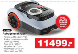 Bauhaus Navimow robotplæneklipper tilbud