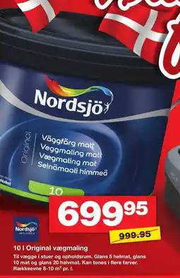 Bauhaus Nordsjö Original vægmaling tilbud
