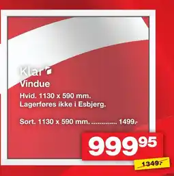 Bauhaus Klar Vindue tilbud