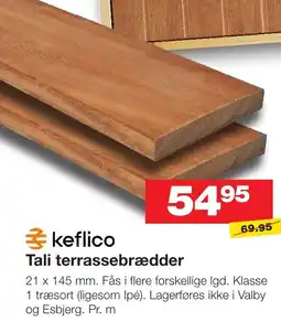 Bauhaus Keflico Tali terrassebrædder tilbud