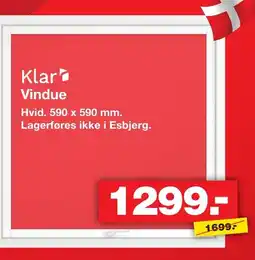 Bauhaus Klar Vindue tilbud