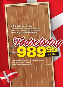Bauhaus Fødselsdag tilbud