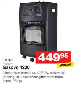 Bauhaus Lope Gasovn 4200 tilbud