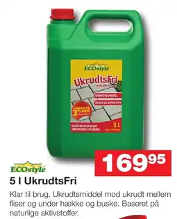 Bauhaus EcoStyle 5 I UkrudtsFri tilbud