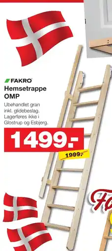 Bauhaus Fakro hemsetrappe OMP tilbud