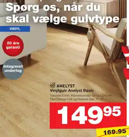 Bauhaus Anelyst Vinylgulv Anelyst Basic tilbud