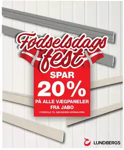 Bauhaus Jabo vægpaneler tilbud