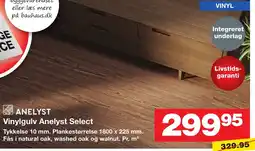 Bauhaus Vinylgulv anelyst select tilbud