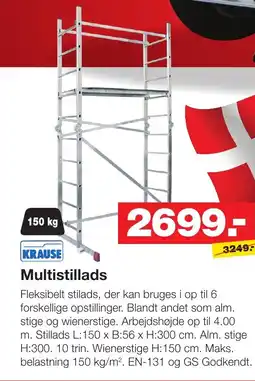 Bauhaus Krause Multistillads tilbud