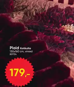 BigDollar Plaid Kotikulta tilbud