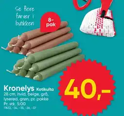 BigDollar Kronelys Kotikulta tilbud