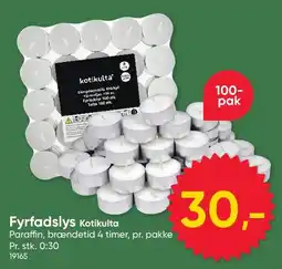 BigDollar Fyrfadslys Kotikulta tilbud