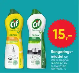 BigDollar Cif rengøringsmiddel tilbud