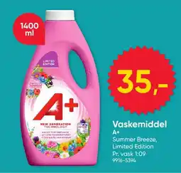 BigDollar A+ Vaskemiddel tilbud