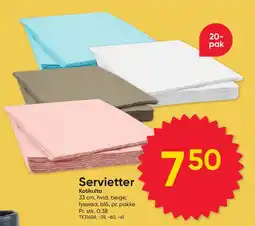 BigDollar Kotikulta Servietter tilbud