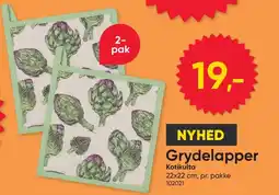 BigDollar Kotikulta Grydelapper tilbud