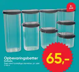 BigDollar Kotikulta Opbevaringsbøtter tilbud