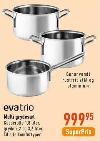 Evatrio Multi grydesæt