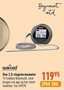 Imerco GrillnGO One 2.0 stegetermometer tilbud