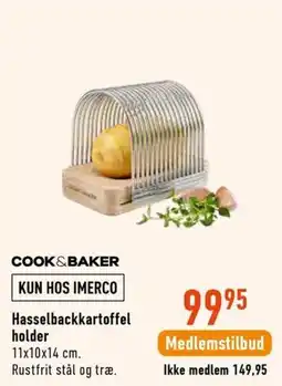 Imerco Cook&Baker Hasselbackkartoffel holder tilbud