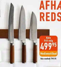 Imerco Kniv Frit valg tilbud