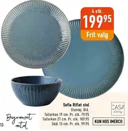 Imerco Casa Living Sofia Riflet stel tilbud