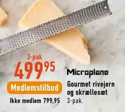 Imerco Microplane Gourmet rivejern og skrællesæt tilbud