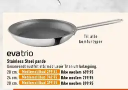 Imerco evatrio Stainless Steel pande tilbud