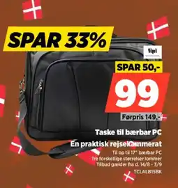 Power Tipti Taske til bærbar PC tilbud