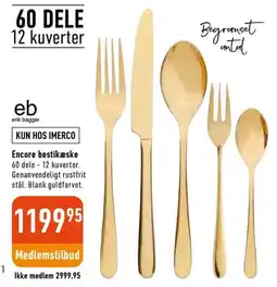 Imerco eb Encore bestikæske tilbud