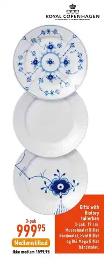 Imerco Royal Copenhagen Gifts with History tallerken tilbud