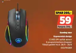 Power Dgstrider Gaming mus tilbud