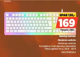 Power Gaming tastatur tilbud
